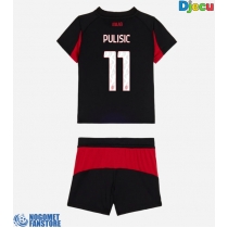 AC Milan Christian Pulisic #11 Domaci Dres za djecu 2025-26 Kratak Rukav (+ Kratke hlače)
